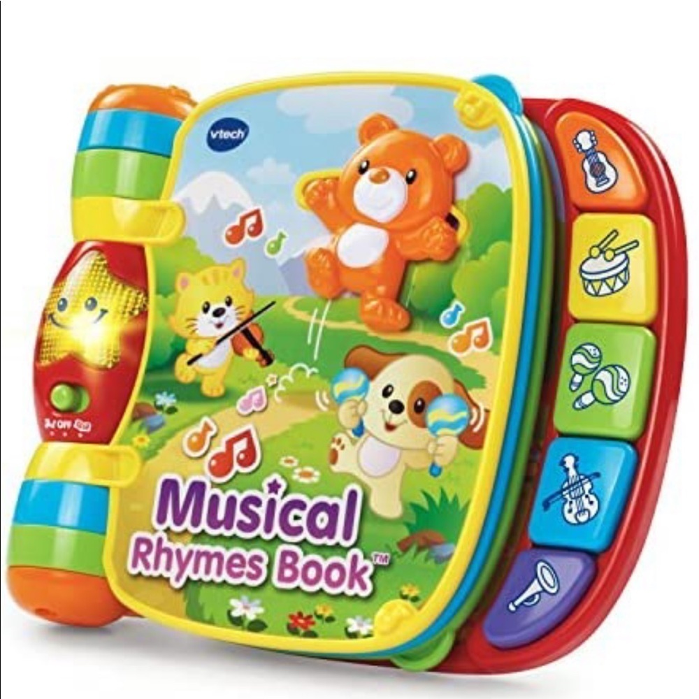 Children’s musical rhymes interactive learning book vtech